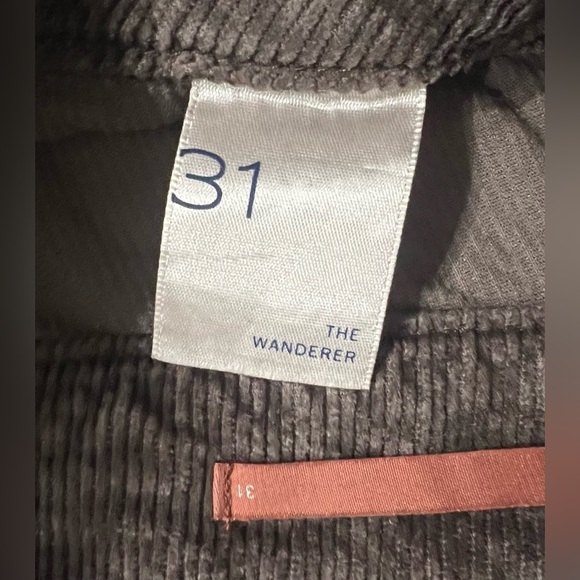 PILCRO The Wanderer Relaxed-Leg Corduroy Pants in Brown Size 31 - Picture 9 of 12